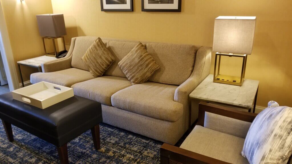 Hilton Suite Ocean City Living Room