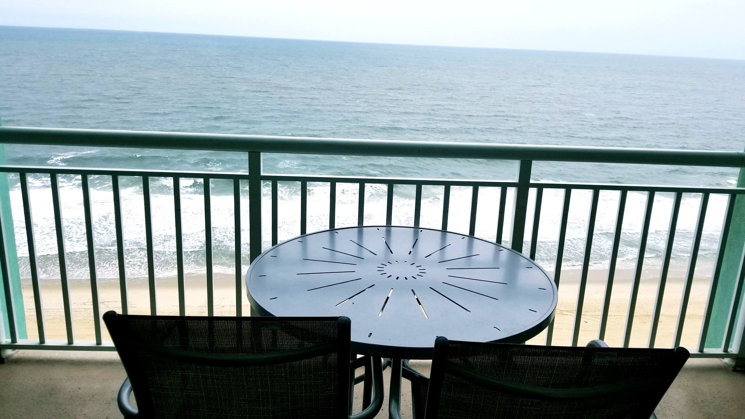 Hilton Suite Ocean City Balcony with Ocean View