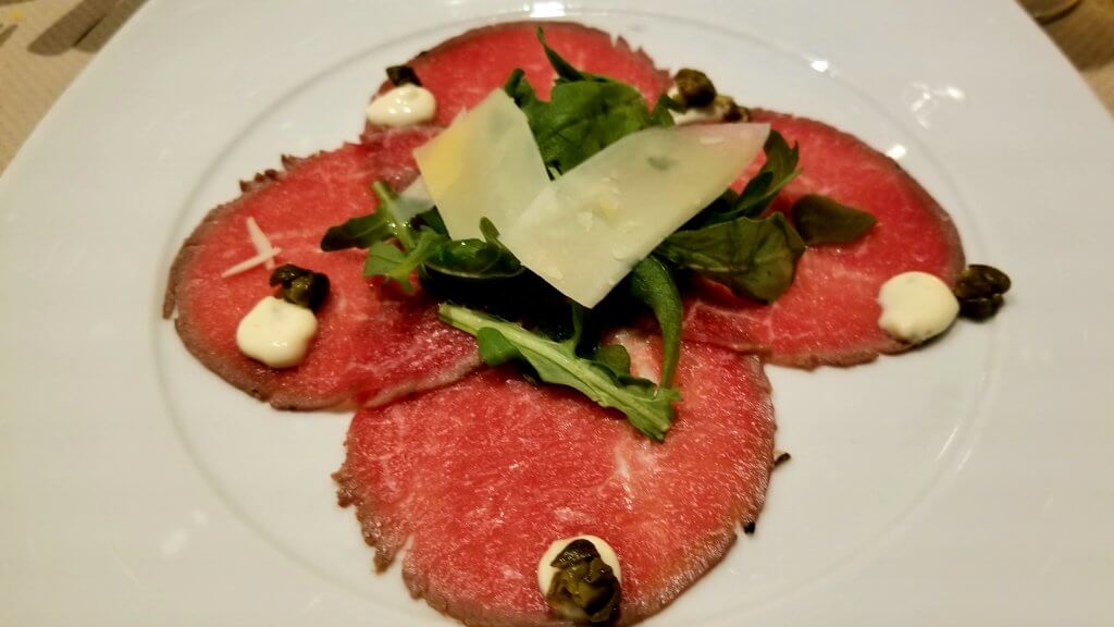 Beef Carpaccio Appetizer